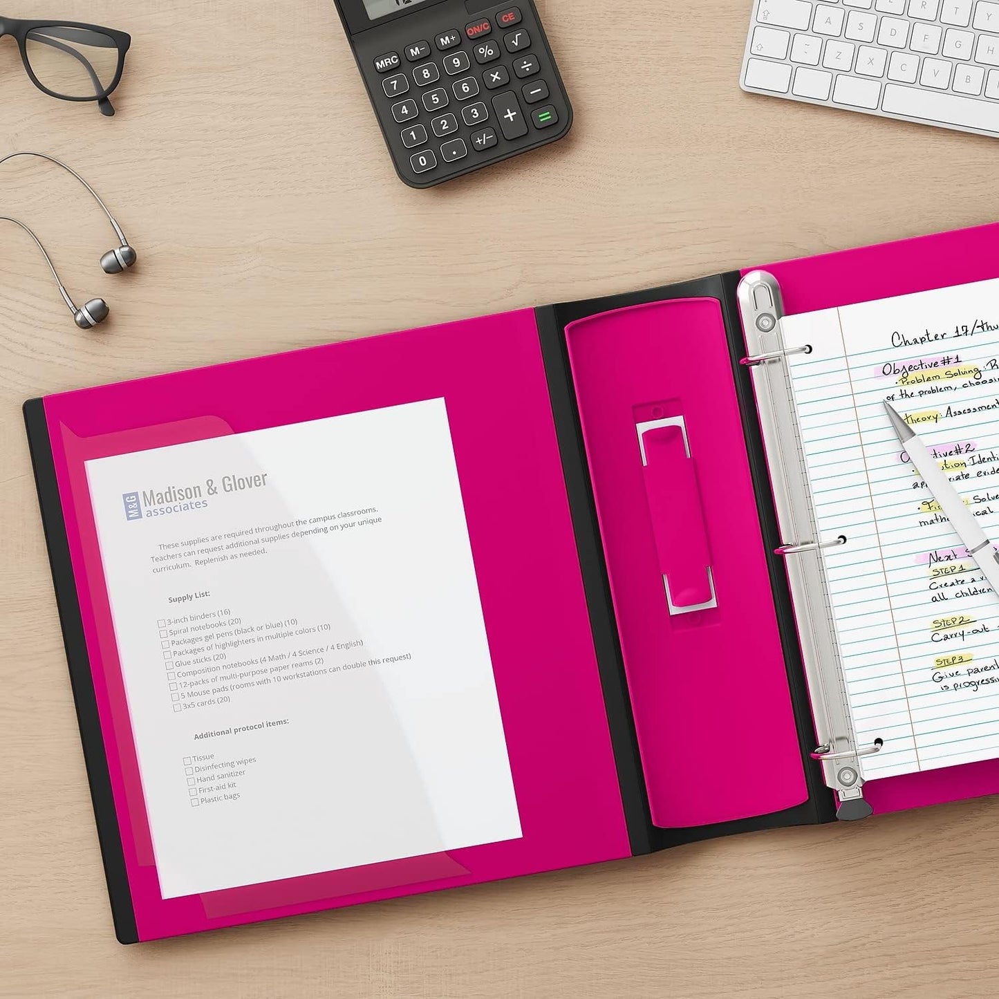Staples Better Binder 2-Inch D-Ring View Binder, Reinforced Spine, Holds Up to 540 Sheets, Teal, for Office & School