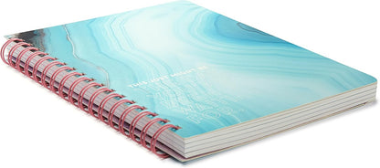 Compendium Spiral Notebook – Expect the Best Things to Happen Today – A Designer Spiral Notebook with 192 Lined Pages, College Ruled, 7.0" W x 9.25" H
