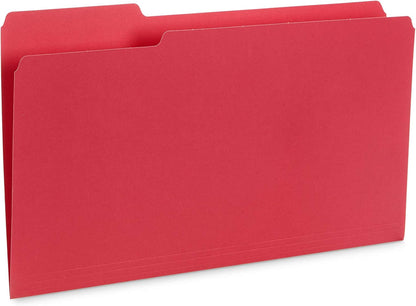 Blue Summit Supplies Blue Legal File Folders, Legal Size, 1/3 Cut Tab, Great for Organizing and Easy File Storage, File Folders 100 Count