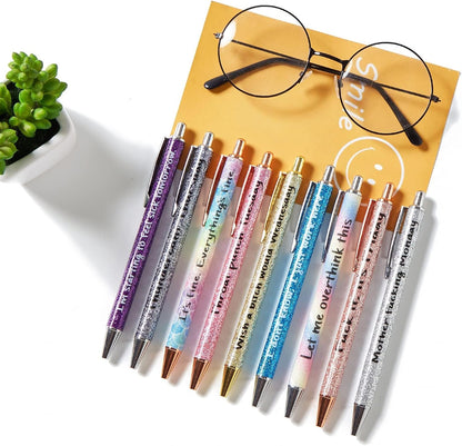 20 Pieces Ballpoint Pen Refills Black Ink 1.0mm Medium Point Smooth Writing Replacement Gel Ink Refills for Retractable Ballpoint Pen School Office Supplies