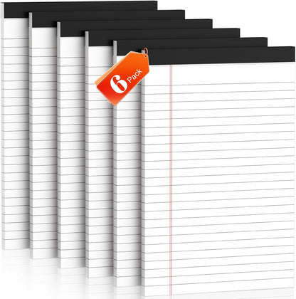 Nichela 5" x 8" Note Pads 12 Pack of Legal Pads 30 Sheets Notepad College Ruled Small Writing Pads Perforated Pages Paper Pads 80GSM Heavyweight Paper Note Pads for Home, Office, or School
