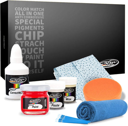 Color N Drive Touch Up Paint - Compatible with BMW Fluid Black (668) - Scratch and Chip Repair Kit - Plus Pack - Colors K