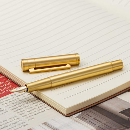Hongdian Matte Black Forest Rollerball Pen with Schmidt Black Ink Refill, Classic Design with Metal Case for Business Signature