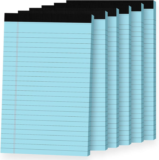 5pcs Small Note Pads, Colored Notepads 5x8 College Ruled Notebook, Writing Pads 5 x 8, Legal Pads, Pad Paper Perforate Notebooks for Work, Message, School, Office Supplies,30 Sheets/Pack
