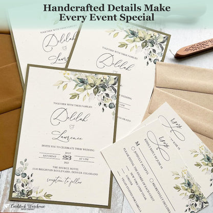 Cardstock Warehouse Speckletone Oatmeal Light Brown Card Stock Paper – 25 Sheets, 8.5 x 11", 80 lb/215 gsm – 100% Recycled, Premium Matte Finish for Cardmaking, Printing, Crafts & DIY Projects