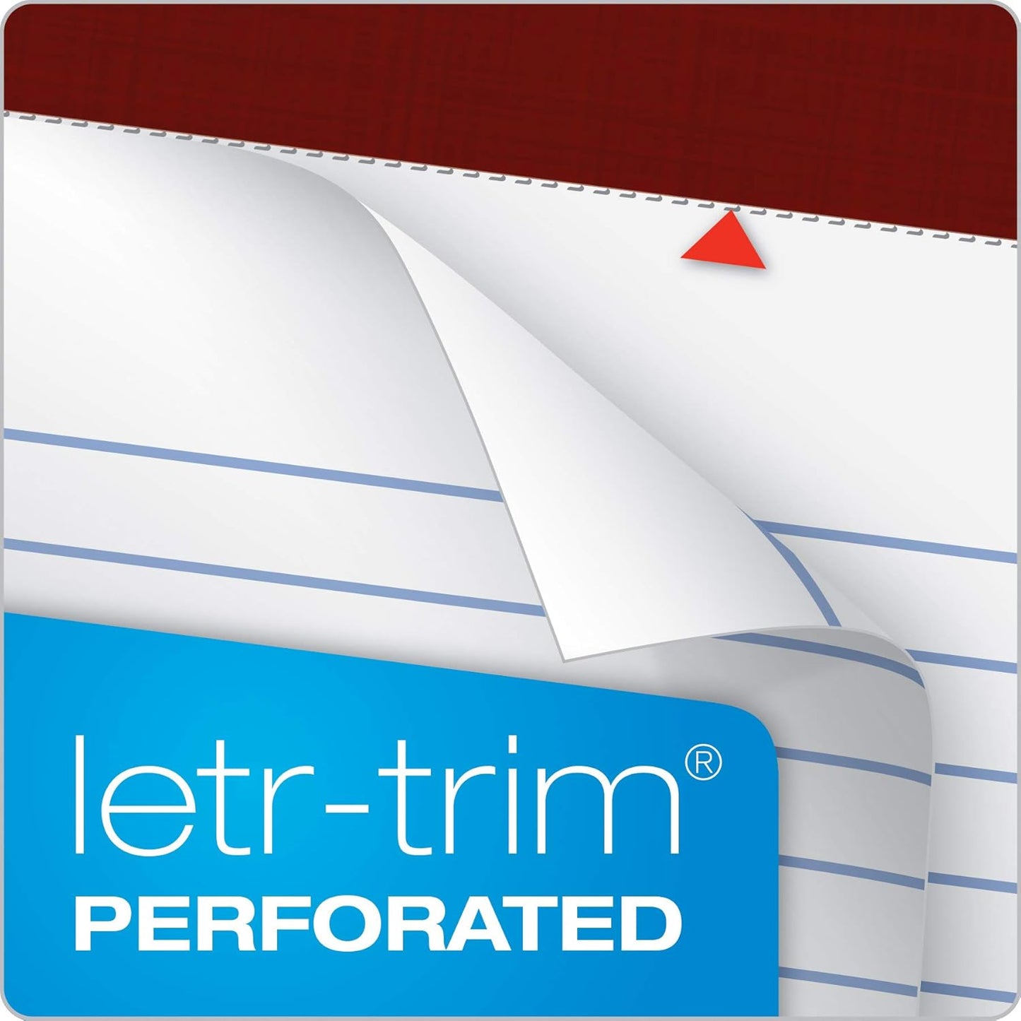 TOPS Docket Gold Writing Pads, 8-1/2" x 14", Legal Rule, White Paper, 50 Sheets, 12 Pack (63990)