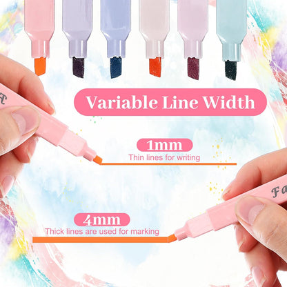 120 Pcs Bible Highlighter with Soft Chisel Tip Highlighters