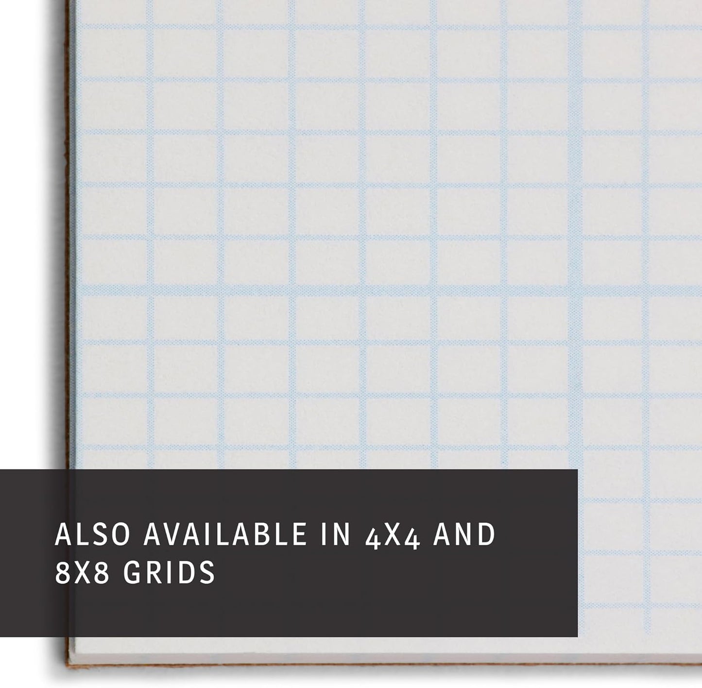 Bienfang Designer Grid Paper Pad, 8x8 Cross Section, 11 x 17 inches, 50 sheets