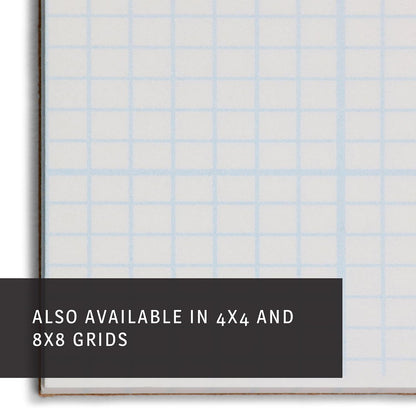 Bienfang Designer Grid Paper Pad, 8x8 Cross Section, 11 x 17 inches, 50 sheets