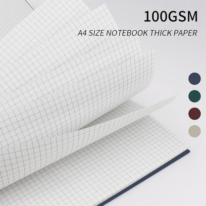 Lined Notebook Spiral Notebook 8.5" x 11"-4 Pack Large Journal Hardcover Notebook 7mm College Ruled Notebook 120 Pages 100 GSM Thick Hardcover Journal for School (LINED, Mult-color)