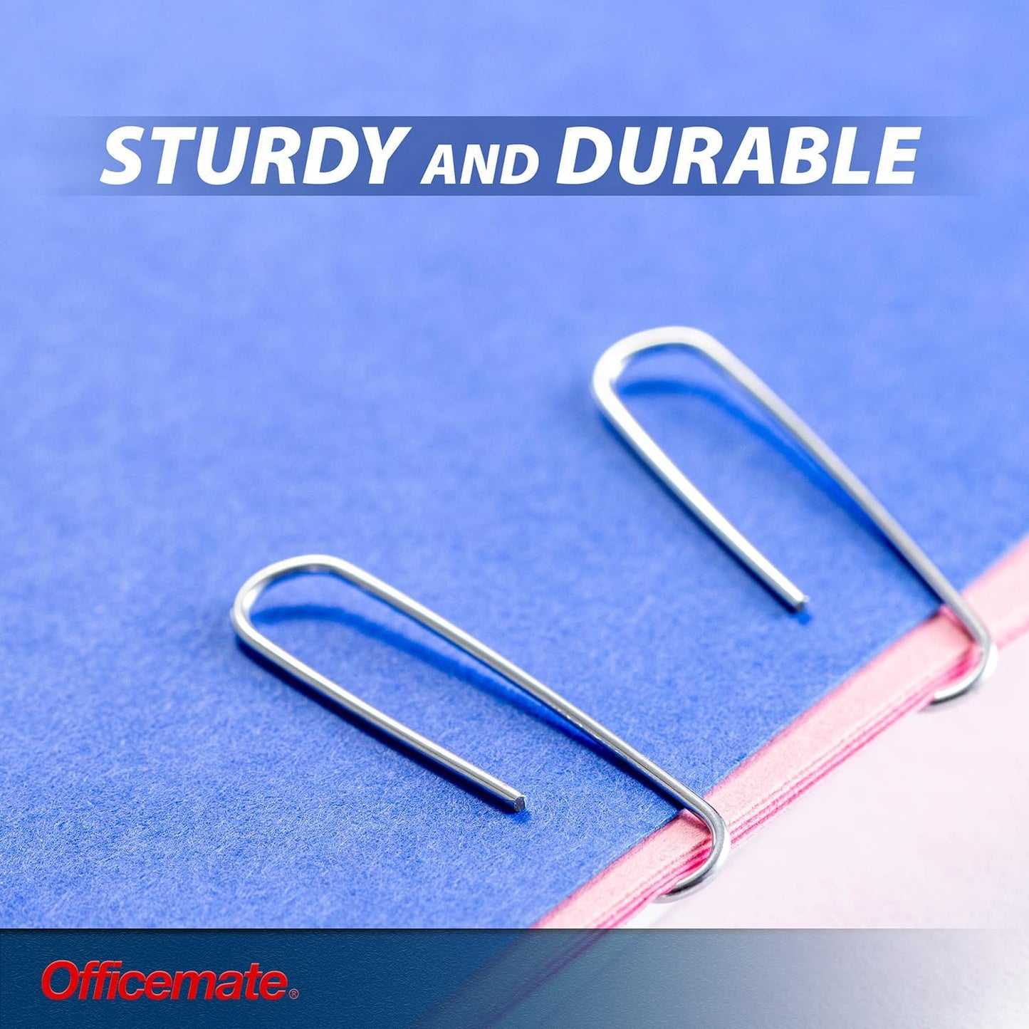 Officemate Premium #1 Paper Clips, 1,000 Paper Clips (10 Boxes of 100 Each) (99916) , Silver