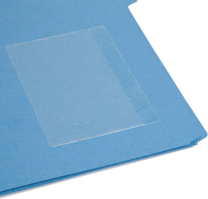 Smead Self-Adhesive Poly Pocket, Document, Clear Pockets, Storage Labels, 100 per Box, 103 Mm W x 76 Mm H, 68123