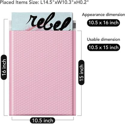 Fuxury Bubble Mailers 10.5x16 Inch 40 Pack Self Seal Padded Envelopes Waterproof Mailing Envelopes Bubble Padded Cushioning Padded Mailers Bubble Bags for Packaging Small Business Large #5 Black