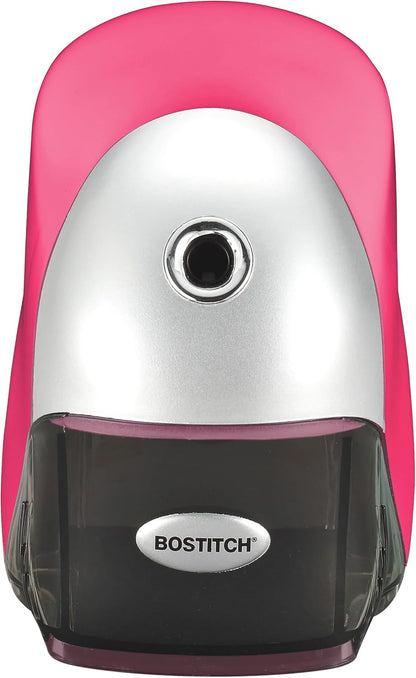 Bostitch Office QuietSharp Executive Heavy Duty Electric Pencil Sharpener for 65% Faster Sharpening and 6X Longer Cutter Life - Colored Pencil Compatible, Black