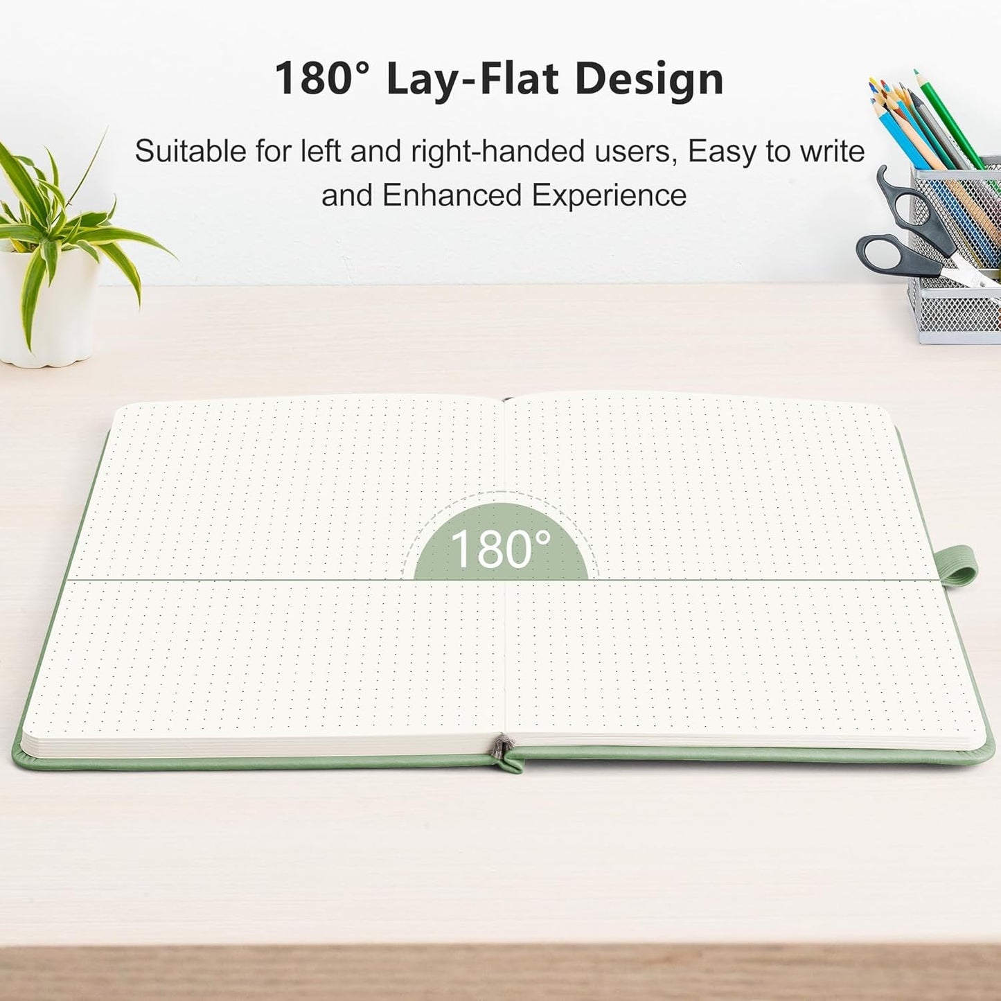 RETTACY Graph Grid Paper Notebook, 192 Pages, A5 Medium Size (5.7'' x 8.3''), 5 Squares per Inch, Leather Hardcover, 100 GSM Thick Paper, for School, Students, Math, Engineering (Brown)