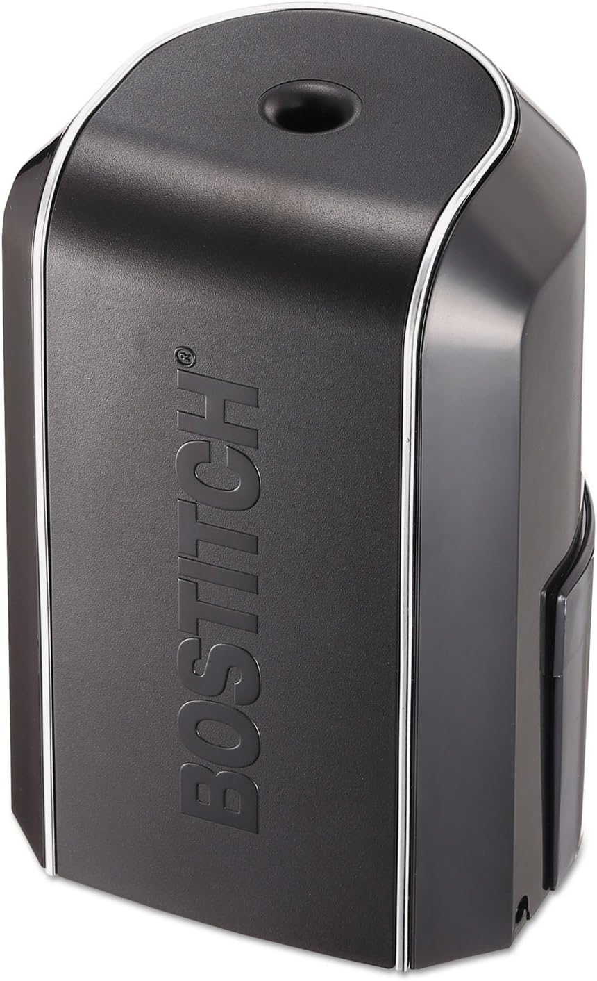 Bostitch Office Vertical Electric Pencil Sharpener, Powerful Stall-Free Motor, Prevents Over-Sharpening, Black