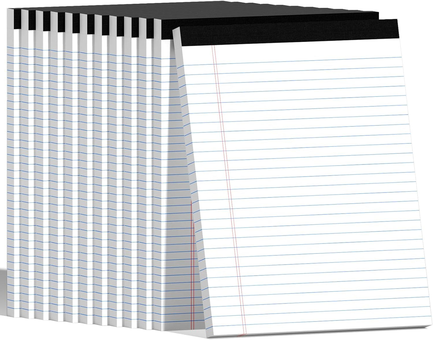 12pcs 5x8 Inch Yellow Note Pads Legal Pads, College Ruled Writing Legal Pads, 360 Sheets Total, Notepad for Students, Office & Home | Bulk Supply for Notes, Lists & Planning | Premium Quality Paper