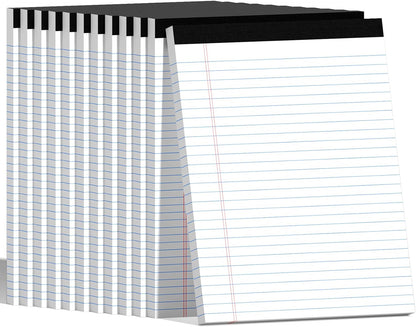 12pcs 5x8 Inch Yellow Note Pads Legal Pads, College Ruled Writing Legal Pads, 360 Sheets Total, Notepad for Students, Office & Home | Bulk Supply for Notes, Lists & Planning | Premium Quality Paper