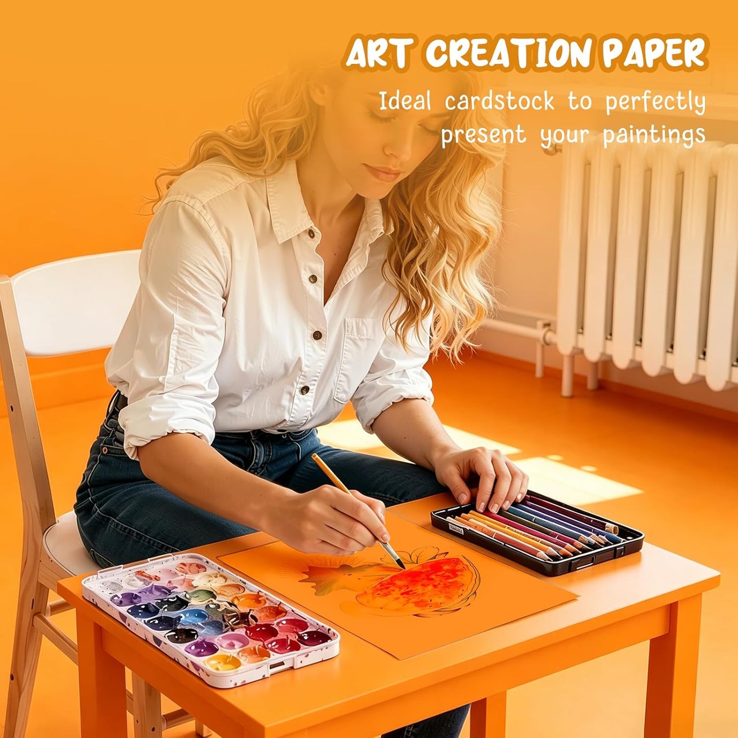 40 Sheets Cream Cardstock Paper 8.5 x 11, Ivory Cardstock Printer Paper 8.5x11, Off White Card Stock Paper 8.5 x 11, 200 GSM Construction Paper for DIY Cards, Greeting Cards, Wedding Invitations