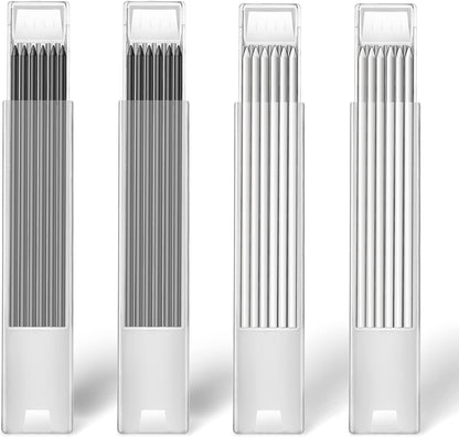 Hiboom 24 Pieces 2.8mm HB Refill for Carpenter Pencil, Study Long Lasting Pencil for Mechanical Pencil Woodworking Construction (Black)
