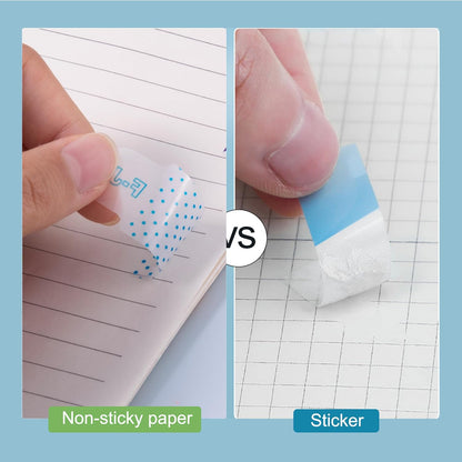 Golcellia Sticky Tabs for Notebooks 600 Pcs 5-Pattern Page Markers with Letter Index Flags, Book Tabs for Binders Bible Study Office School Supplies
