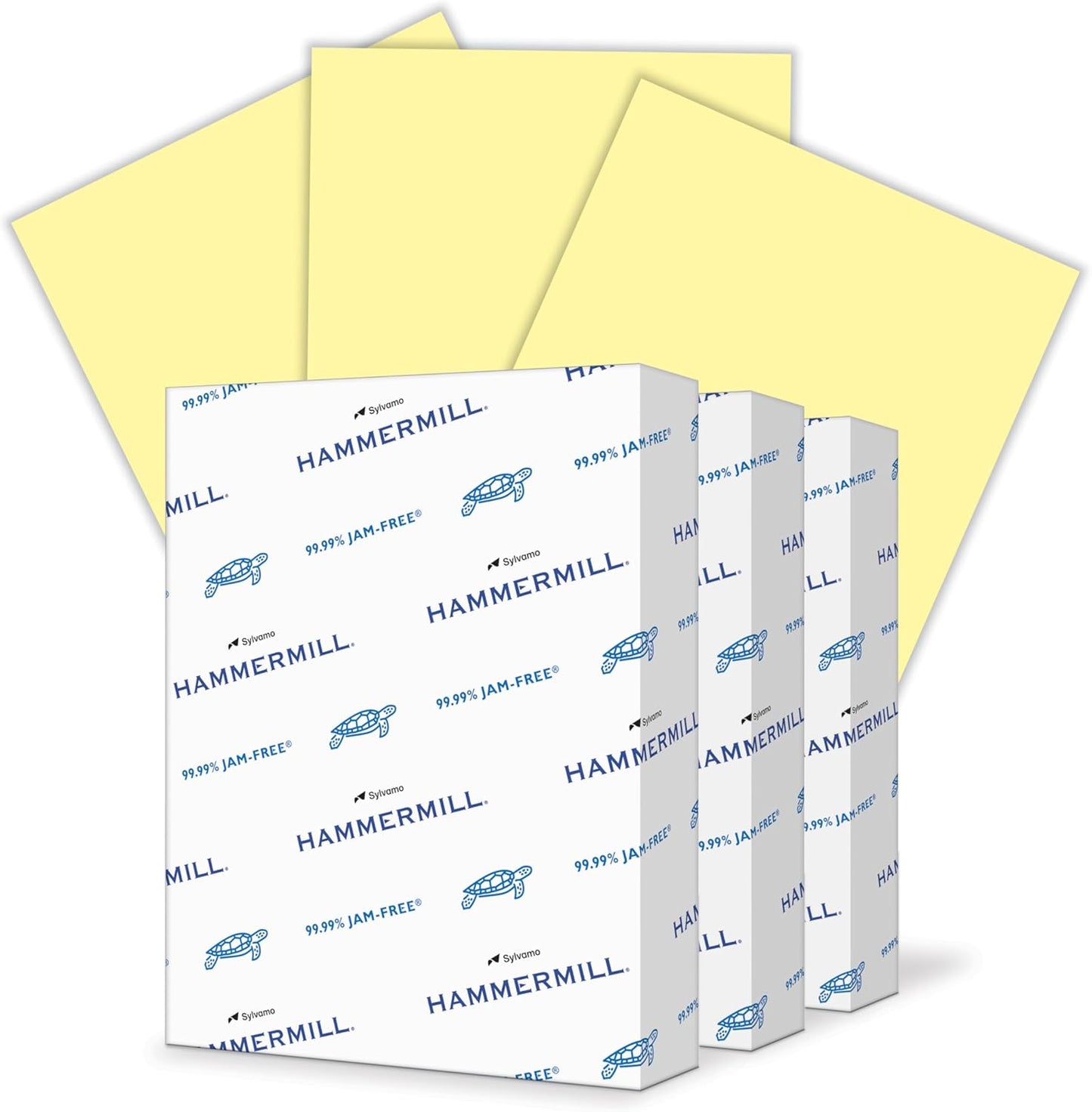 Hammermill Colored Paper, 20lb Pink Printer Paper, 8-1/2 x 11- 1 Ream (500 Sheets) - Made in the USA, Pastel Paper, 103382R