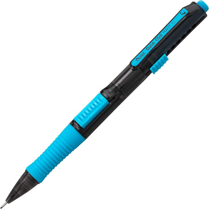 Pentel Quick Click Pop Mechanical Pencil, (0.7mm), Medium, 2 Eraser Refills, Pack of 4 (PD217ALEBP4)