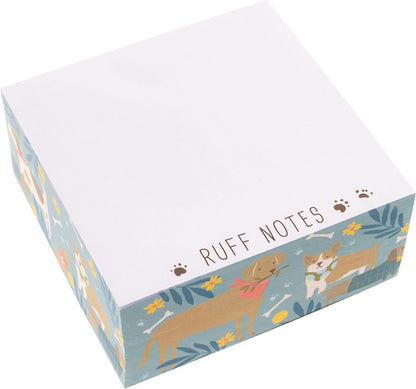 Karma, Block Notepad, 500 Sheet Memo Paper Cube, Non-Sticky Memo Pad Cube for Office, and Home, Dog