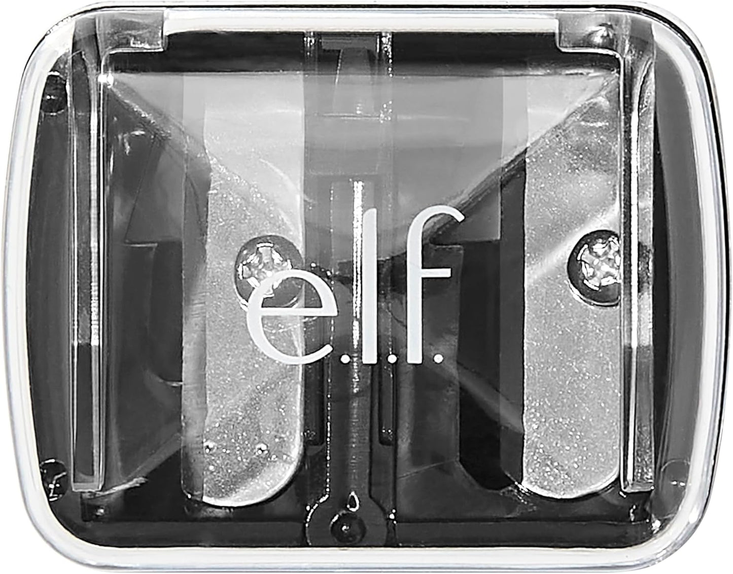 e.l.f., Dual-Pencil Sharpener, Convenient, Essential Tool, Sharpens, Easy To Clean, Travel-Friendly, Compact, Includes Bonus Small Sharpener