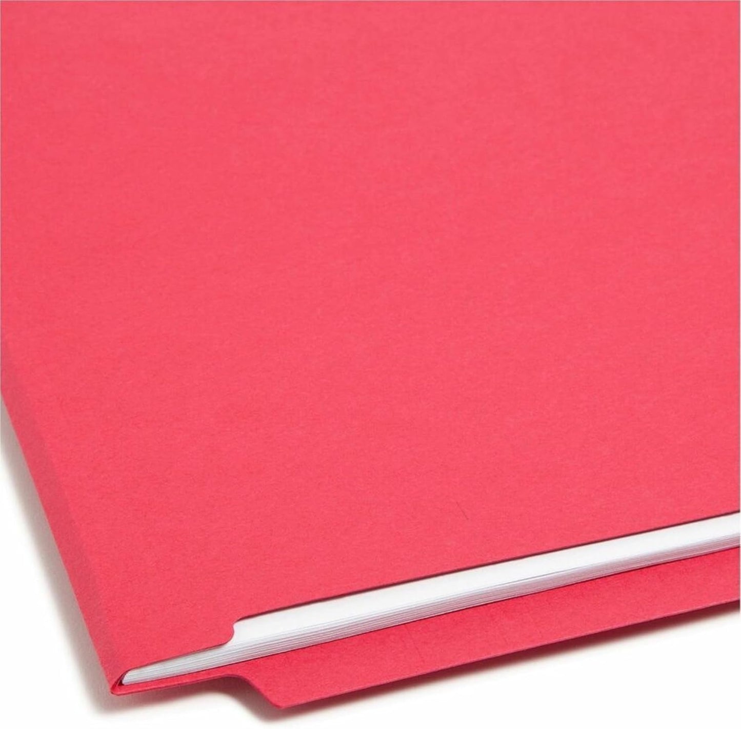 Smead Heavyweight End Tab Fastener File Folder, Shelf-Master® Reinforced Straight-Cut Tab, 2 Fasteners, Letter Size, Manila, 50 per Box (34215)