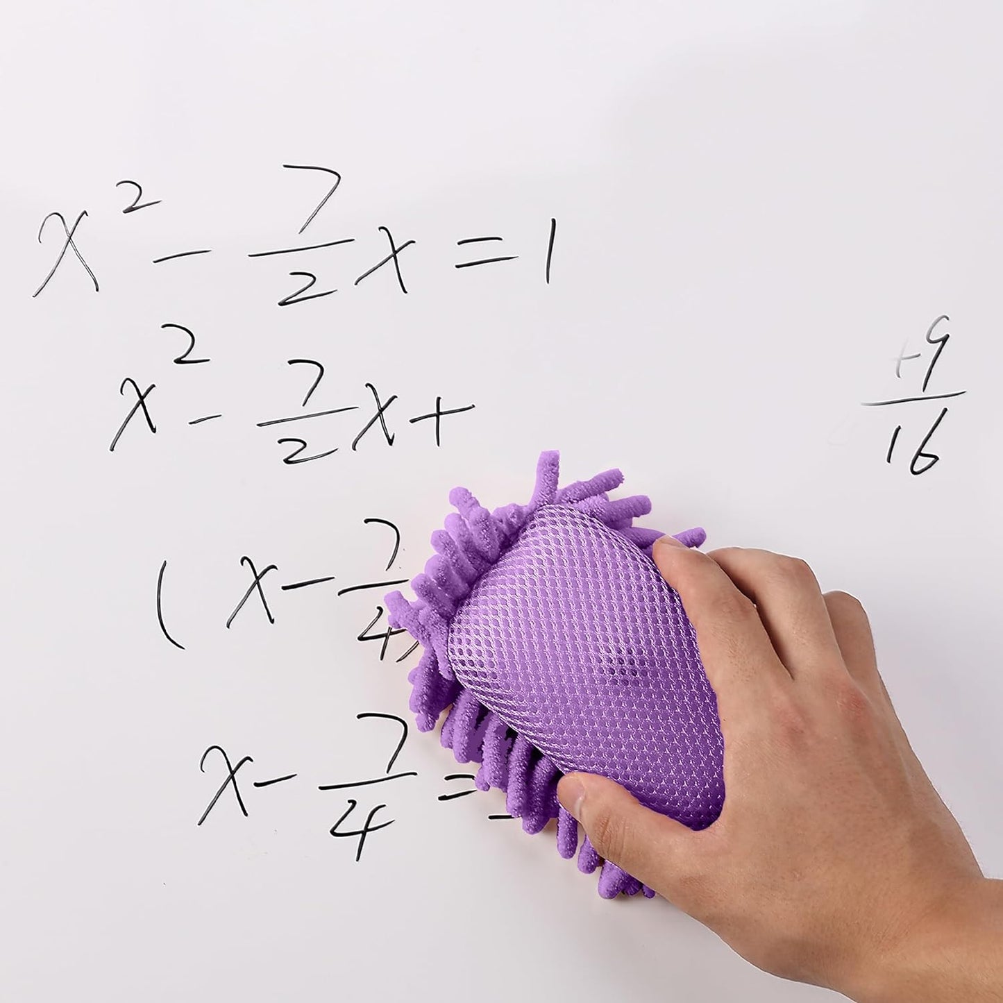 Mr. Pen- Magnetic Microfiber Shag Whiteboard Erasers, 4" x 6", 4 Pack, Dual Surface, Washable Large Dry Erase Board Cleaner for Chalk, Marker, Classroom, Office, Home