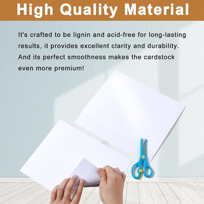 Silunkia 40 Sheets Gold Shimmer Cardstock 8.5 x 11 Certificate Paper, 75lb Craft Paper Card Stock for Cards Making, Birthday Decorations, Wedding Invitations, Greeting Cards