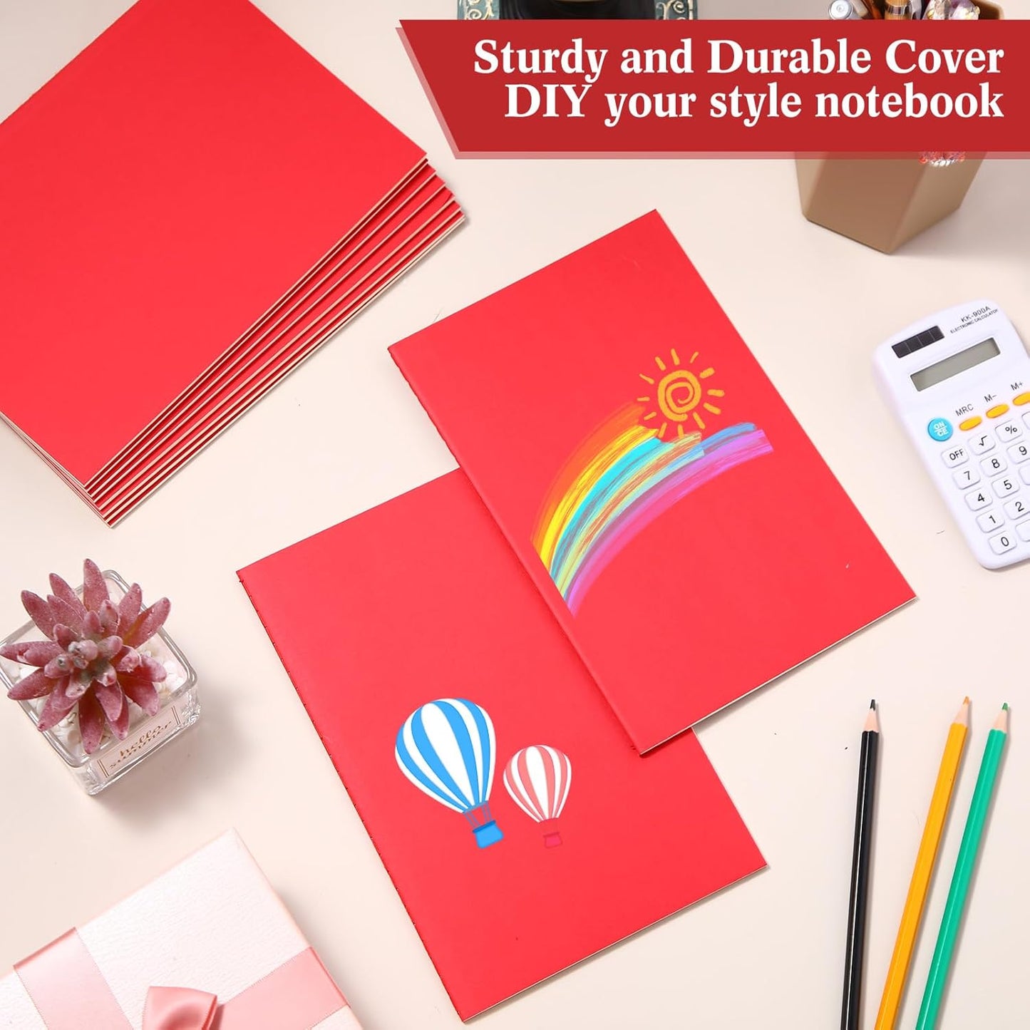 Mimorou 100 Pcs Journals Notebooks Bulk - Kraft Softcover A5 Small Notebooks 5.5 Inch x 8.3 Inch Notepads with 60 Page 30 Sheet for Writing Sketch Travel Office Supplies(Navy Blue,Lined)