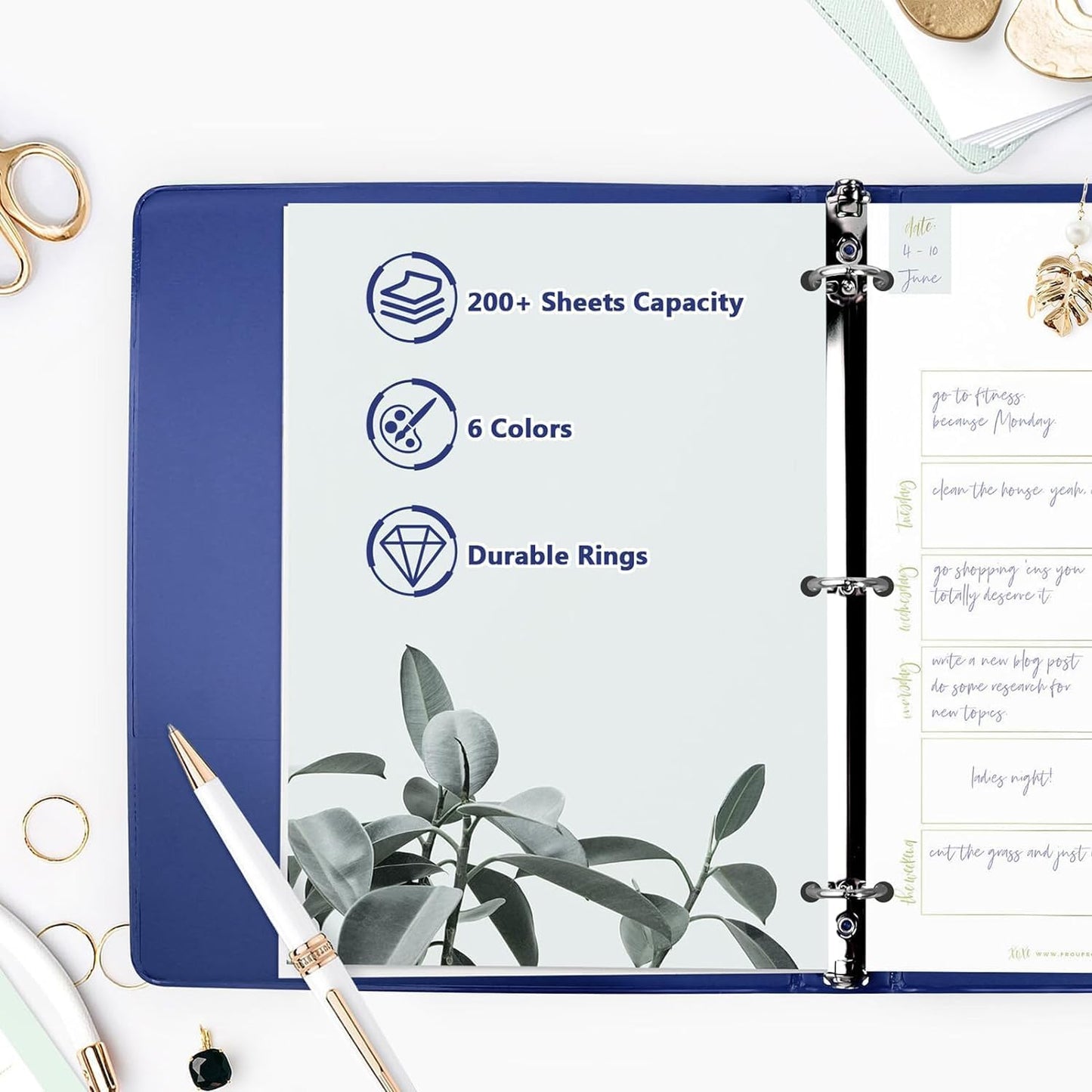 Trail Maker 1 inch Binders (50 Pack), 3 Ring Hardcover Binders in Bulk with Clear View Cover, Pockets for Classroom, Office, Portfolios | Bulk School, Teacher, Office Supplies (White Only Pack)