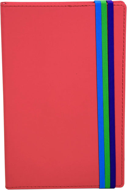 Samsill Large Hardcover Notebook, 240 Lined Notebook Pages, Black, 7.5 x 10 Inch