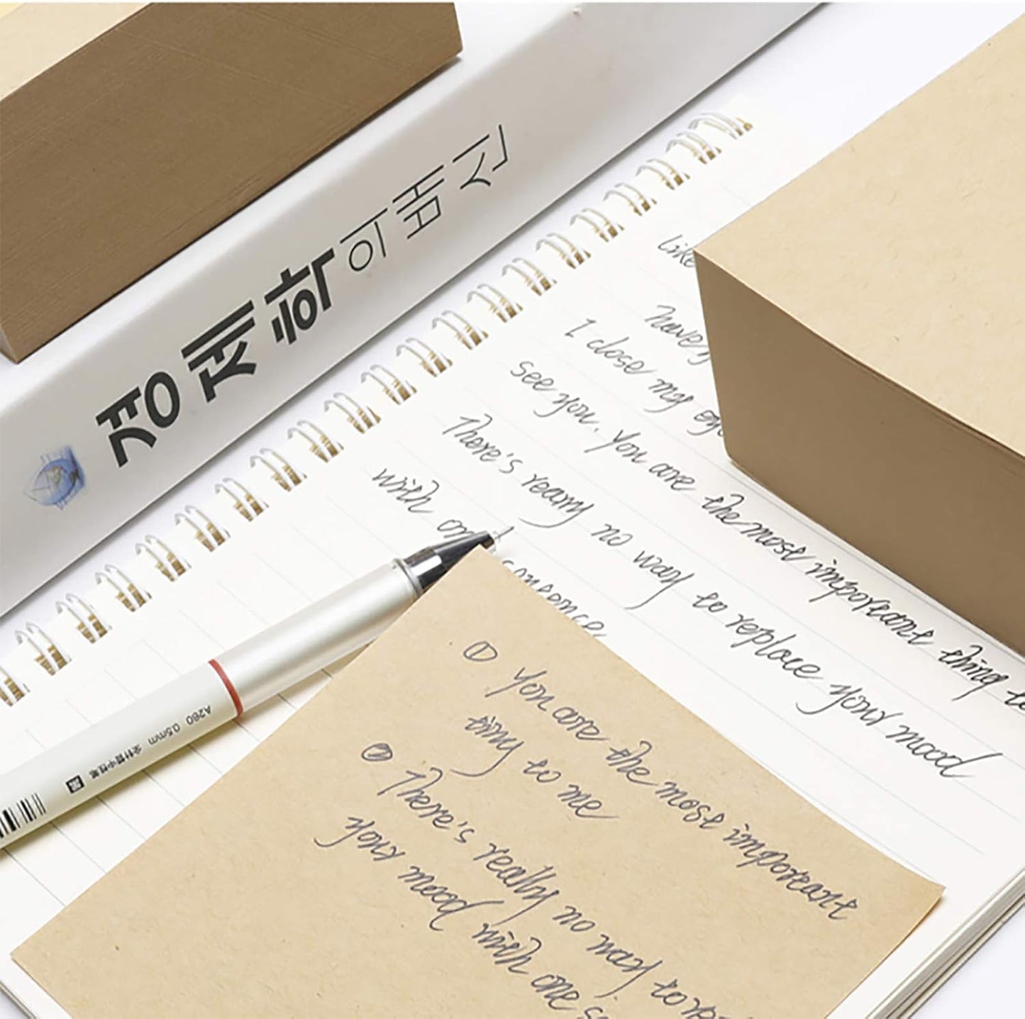 VANRA Note Cube 4 x 4 Inch (Not Sticky) Memo Cube Refill (No Holder) Tear-Off Pages (Not Loose) Blank Scratch Pads, 400-Sheets/Cube (Ivory White)