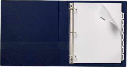 Avery Big Tab Printable White Label Dividers for 3 Ring Binders, 8 Tabs per Set, White, 120 Sets Total, Great for Office Supplies, School Supplies, Organizing, and More (6 Packs of 14435)