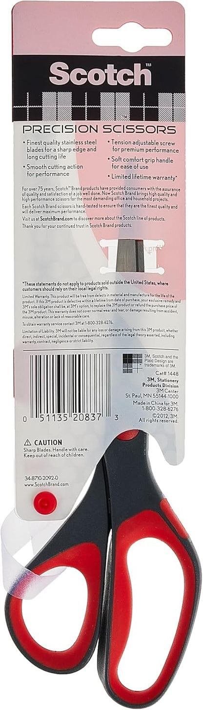 Scotch 8 Precision Scissors Great for Everyday Use (1448)