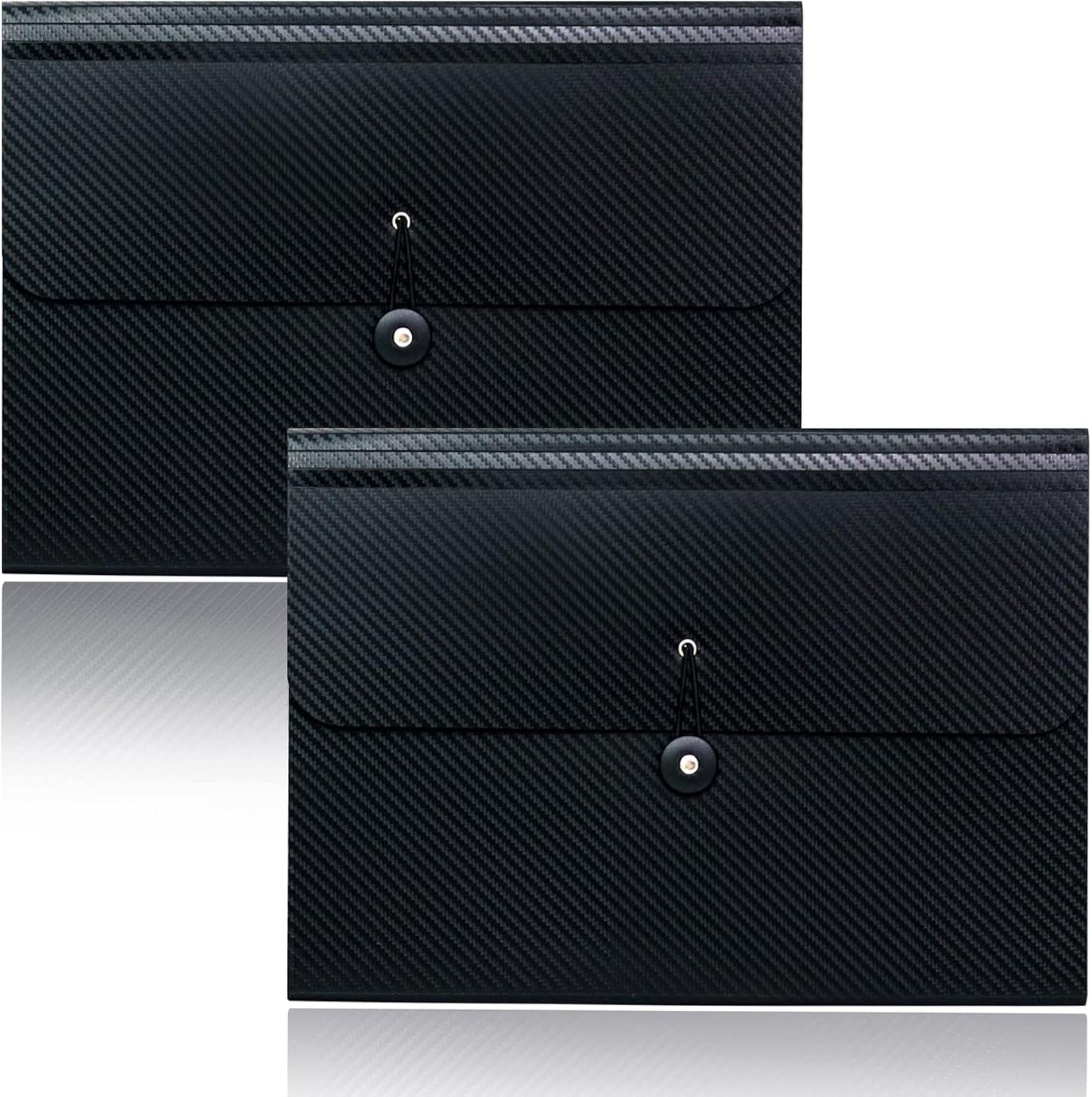 Expanding File Folder with Tabs, 13 Pockets File Organizer Accordion File Holder ，with Elastic Buckles Closure, A4 Paper Document Organizer for Home School Office