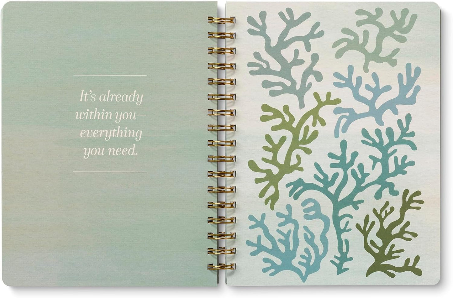 Compendium Spiral Notebook – Expect the Best Things to Happen Today – A Designer Spiral Notebook with 192 Lined Pages, College Ruled, 7.0" W x 9.25" H
