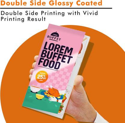 Koala Thick Photo Paper 8.5x11 Inches Heavyweight Double Sided High Glossy 100 Sheets 260gsm only Compatible with Inkjet Printer