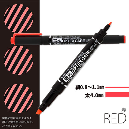 Zebra WKCR1-7C Highlighter Optex Care 7 Colors