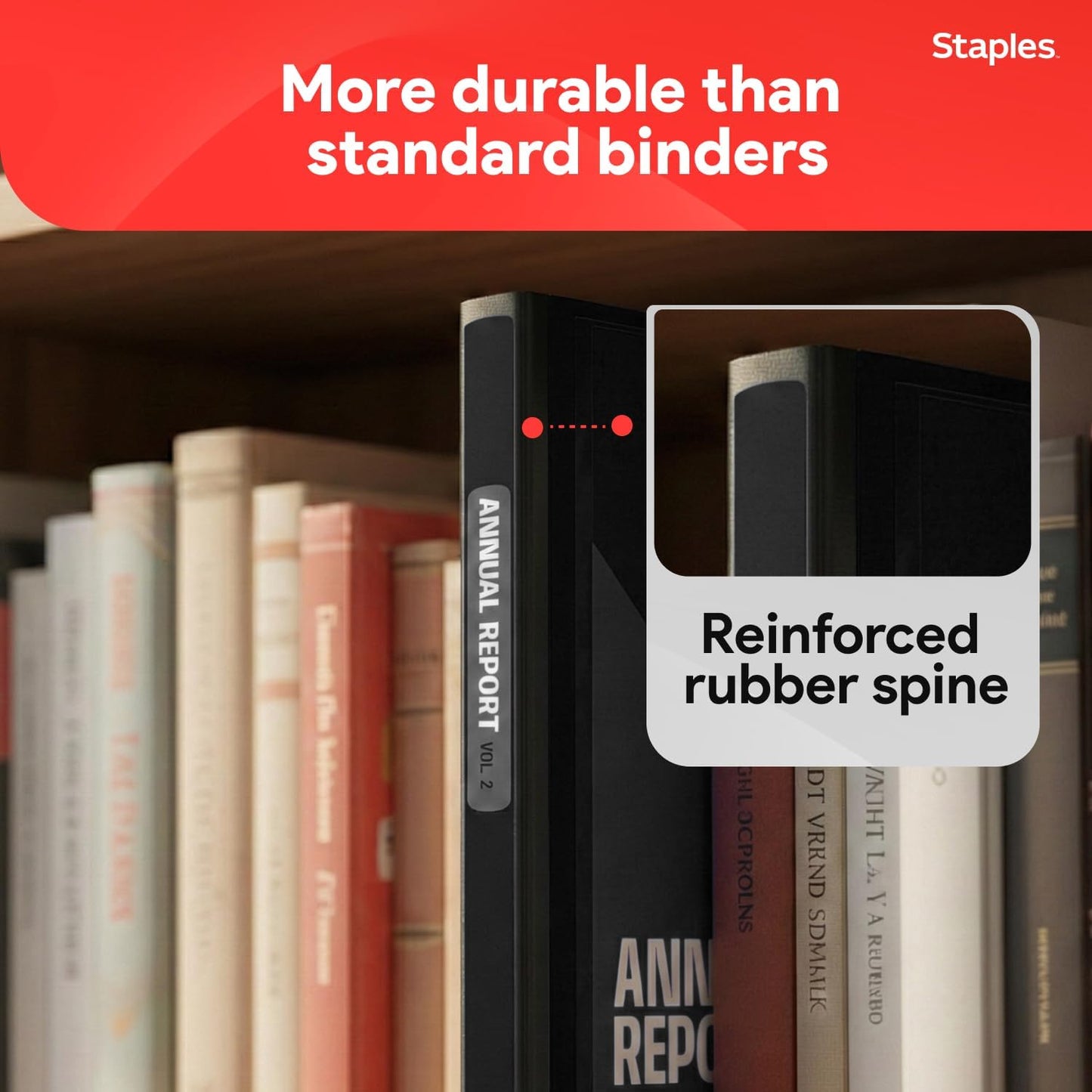 Staples Better Binder 2-Inch D-Ring View Binder, Reinforced Spine, Holds Up to 540 Sheets, Teal, for Office & School