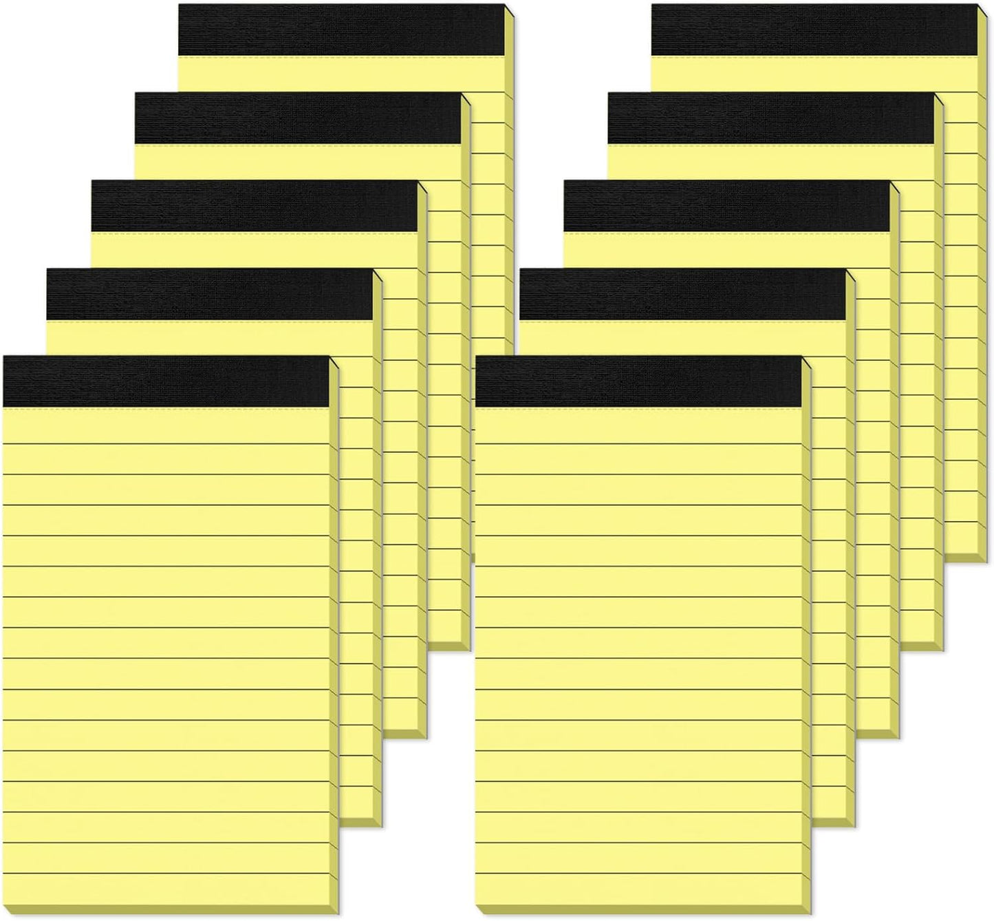 10 Pack Small Note Pads 3x5 Lined Writing Pads Mini Notepads Small Pads of Paper 3x5 With 30 Sheets per Notepad 80Gsm Paper Pads Mini Legal Pads 3x5 Inch Pocket Notebook for Taking Notes and Reminders