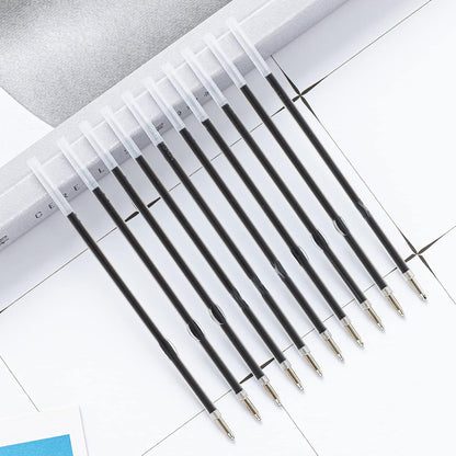 20 Pieces Ballpoint Pen Refills Black Ink 1.0mm Medium Point Smooth Writing Replacement Gel Ink Refills for Retractable Ballpoint Pen School Office Supplies