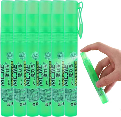 Correction Fluid, 6Pcs White Out Liquid Quick Spry Thermal Paper Eraser with Lid Portable Correction Fluid for Home School Office Information Protection, White Out