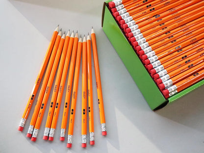 S & E TEACHER'S EDITION 360pcs Pre-sharpened Pencils with eraser top, No.2 pencils #2 HB pencil, Golf, Classroom, Pew, Back to school, 360 pcs/box