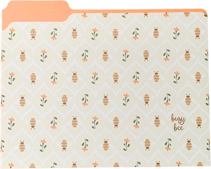Steel Mill & Co Cute File Folders, Set of 9, Document Organizer for Filing Cabinet, Decorative Letter Size Files, Wanderlust
