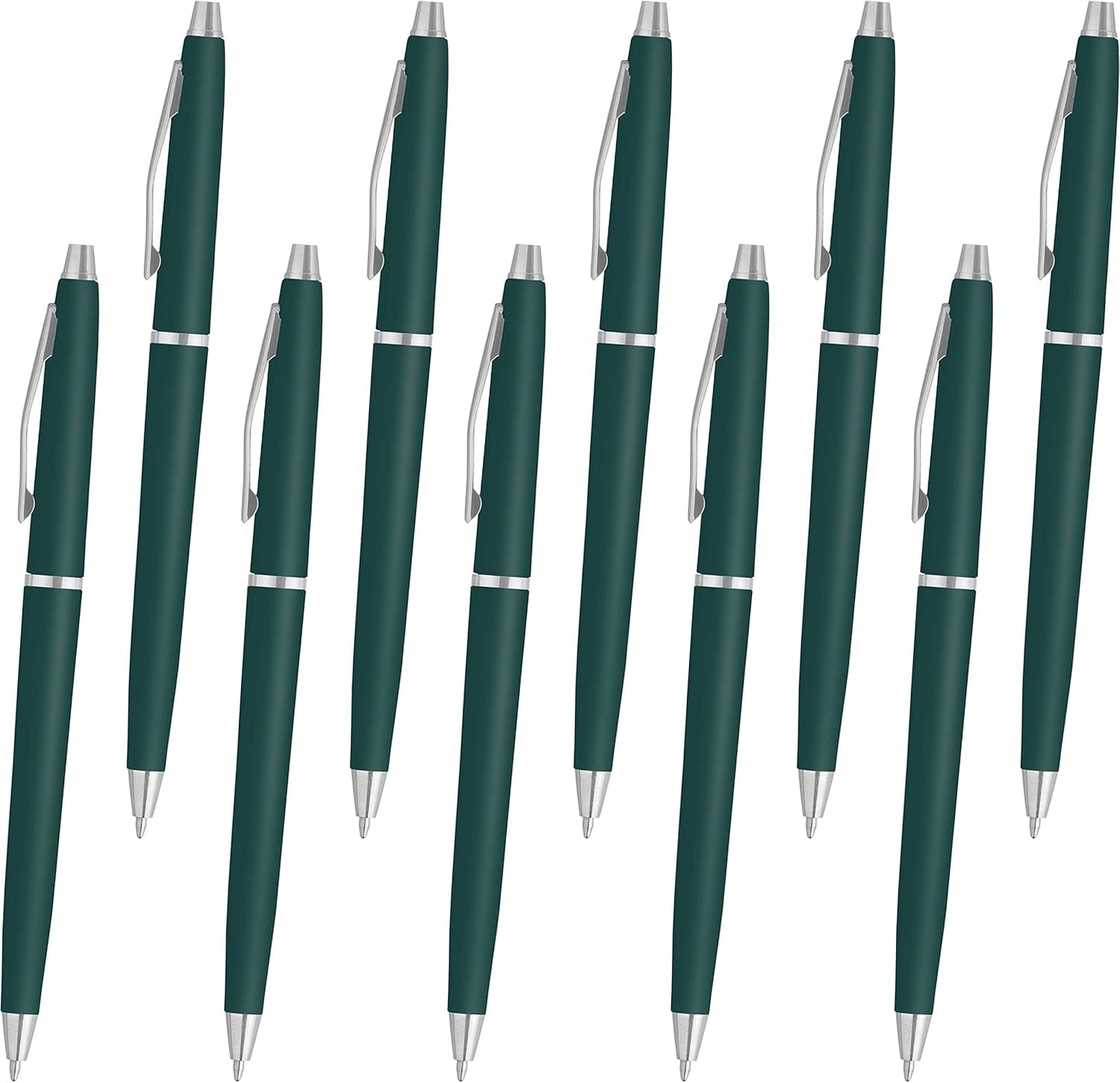Personalized Langham Ballpoint Pens, Set of 10/50/100 by DISCOUNT PROMOS - Black Ink, Great for Office, Business, Tradeshows - Black