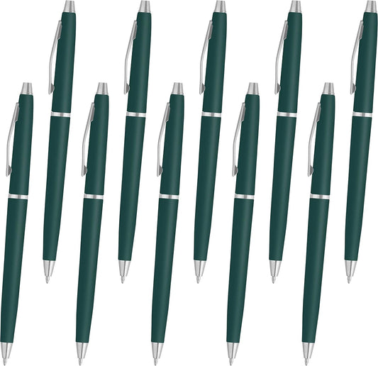 Personalized Langham Ballpoint Pens, Set of 10/50/100 by DISCOUNT PROMOS - Black Ink, Great for Office, Business, Tradeshows - Black